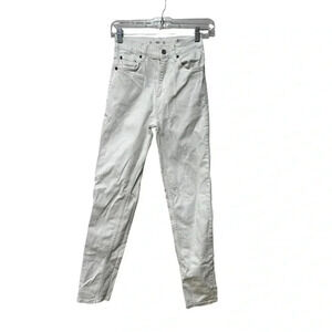 Mango women’s white jeans 1